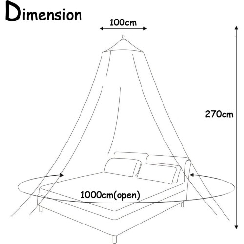 Mosquito Net for Bed Double Layer Lace Dome Canopy 360 Full Coverage for Single Double Pink White 2