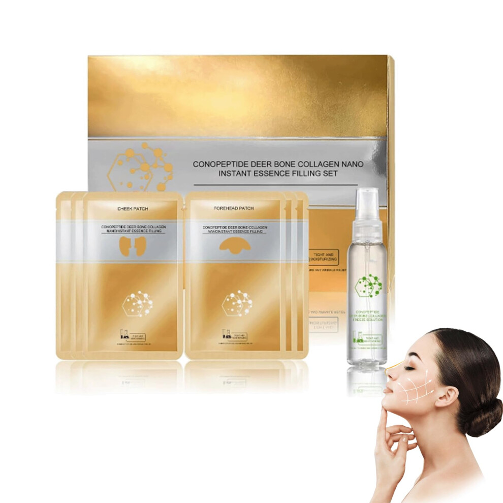 Collagen Essence Set with Hydrating Face Serum, AntiAging Facial Kit for Deep Hydration and Firming