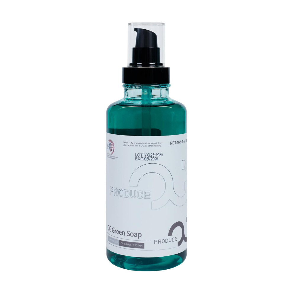 Green Tattoo Soap Concentrate 500Ml For Skin Preparation And Efficient Professional Cleaning