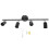LED Ceiling Track Lighting 4Light Matte Black Adjustable 330 Spotlights Foldable for Kitchen 1