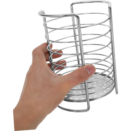 Utensil Drying Rack Silverware Holder for Kitchen Counter SpaceSaving Square Cutlery Organizer 2