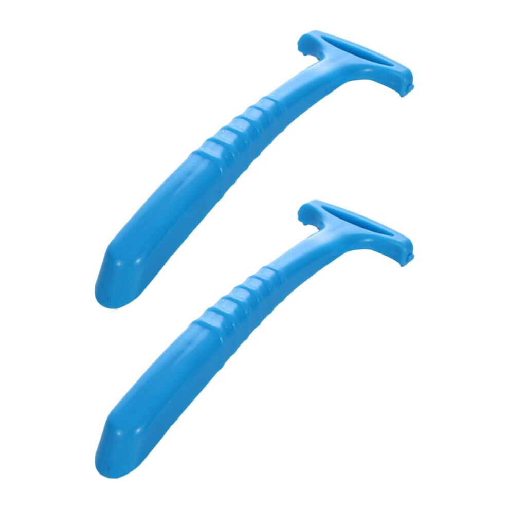 2pcs DualSided Foot File Callus Remover with Ergonomic NonSlip Handle for Home and Salon Use