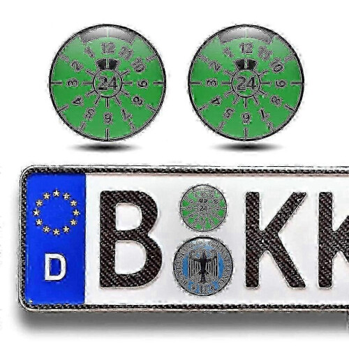 Εγκεκριμένα από την TUV 3D Gel Badges για Πινακίδες Κυκλοφορίας-2Pcs 2