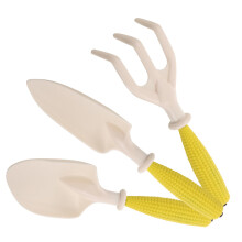 Garden Hand Trowel Gardening Tool Set with Durable Shovel and Rake for Digging and Weeding
