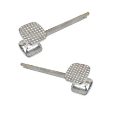 2pcs Heavy Duty DualSided Meat Tenderizer Mallet for Steak and Chicken with Ergonomic Grip