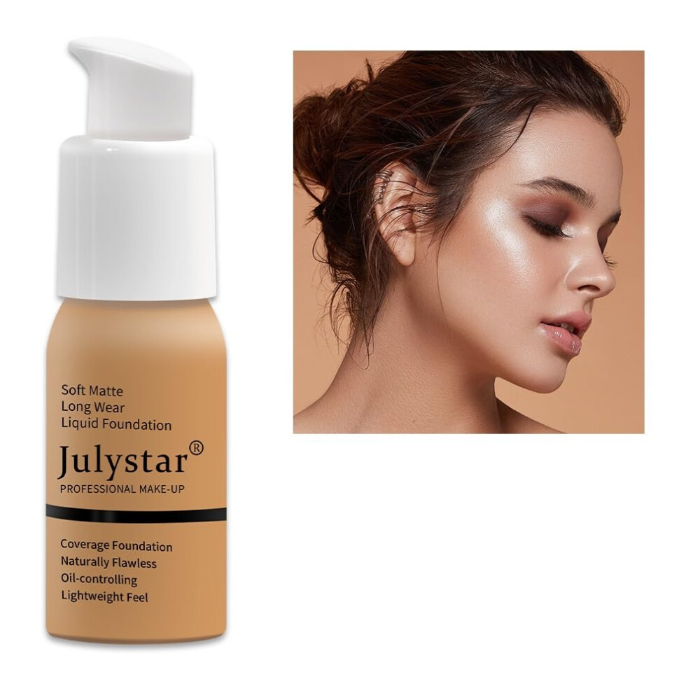 Concealer Foundation Full Coverage Long Lasting Moisturizing Lightweight Natural Finish (3, 1)