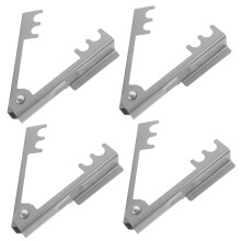 4Pcs Rose Thorn Remover and Stem Stripper with Durable Iron Build for Easy Flower Arranging