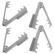 4Pcs Durable Iron Rose Thorn Remover Tool for Effortless Pruning and Florist Garden Use