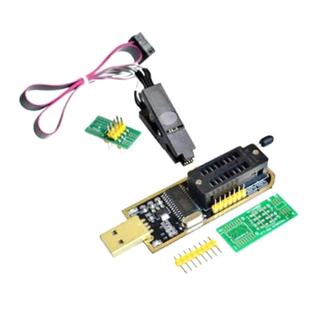Ch341a 24 25 Series Eeprom Flash Bios Usb Programmer Module+ Soic8 Sop8 Test Clip For Eeprom 93Cxx 6935161596885