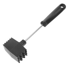 Meat Tenderizer Hammer Stainless Steel DualSided Mallet with Ergonomic Grip for Steak Chicken