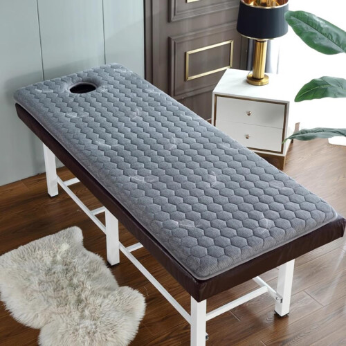 Massage Table Topper with Memory Foam, 190x60cm Lash Bed Pad for Eyelash Extensions Spa Use