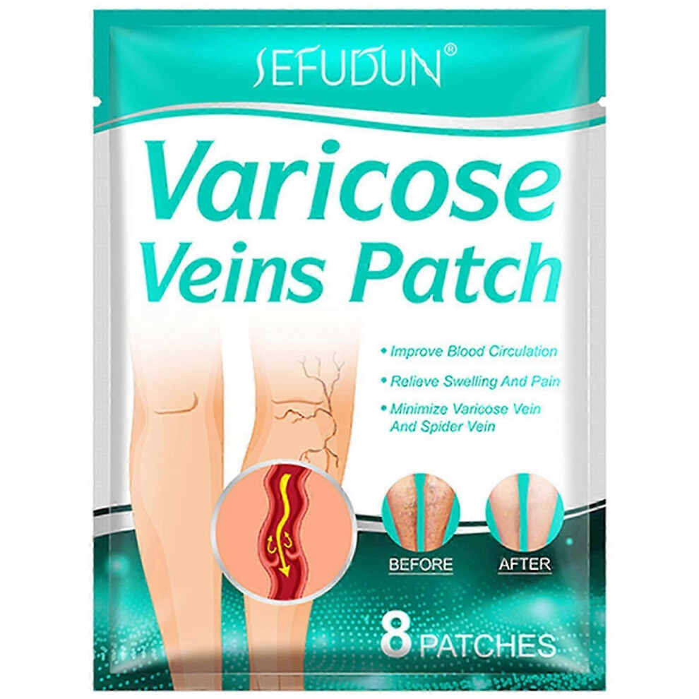 Leg Varicose Vein Repair Patch,Natural Herbal Leg Care Stickers for Varicose&Spider Veins Relief