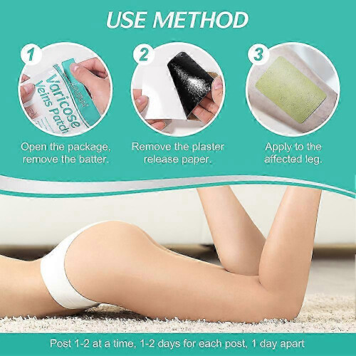 Leg Varicose Vein Repair Patch, Φυσικά Φυτικά Αυτοκόλλητα Φροντίδας Ποδιών για Κιρσούς 2