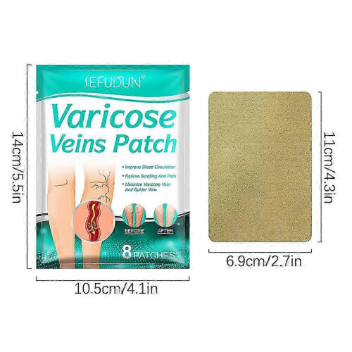 Leg Varicose Vein Repair Patch, Φυσικά Φυτικά Αυτοκόλλητα Φροντίδας Ποδιών για Κιρσούς 1