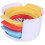 Egg Slicer 3in1 Stainless Steel Egg Cutter with Ergonomic Handle Multicolor Kitchen Tool 4