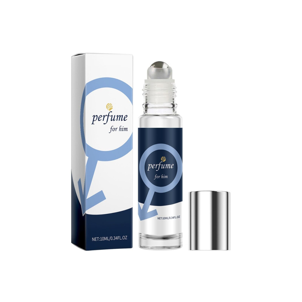 Men's Cologne Rollerball Perfume  LongLasting Musk Jasmine with Bergamot, Travel Size 10ml