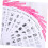 Nail Art Practice Set with Precise Templates and Ergonomic Liner Pen for Beginner Manicure Training 4