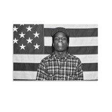 A-AP Rocky ASAP American Flag Rap Rapper Motivational Inspirational Office Gym Wand Wohnheim Dekoration 3x5 Fuß Nur Flagge Nähen