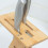 Modern Knife Block Universal Holder with Scissors Slot EasytoClean Kitchen Storage Rack 3