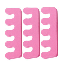 20pcs Soft Foam Toe Separators for Pedicure and Nail Art, Smudge Reusable Spacers
