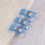 20pcs Plastic Clip For Quilting Sewing Knitting Fabric Binding Needlework Clamp (Blue) 3