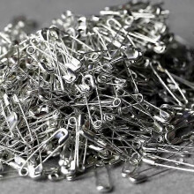 1000Pcs Μεγάλες Καρφίτσες Ασφαλείας 2,2CM Καρφίτσες Κιλτ Εξαιρετικά Μεγάλες Καρφίτσες