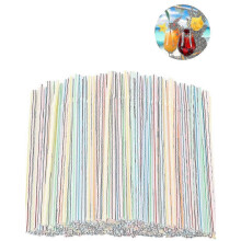 1200 Stück Plastikstrohhalme Plastik-Trinkhalme – flexible Plastikstrohhalme