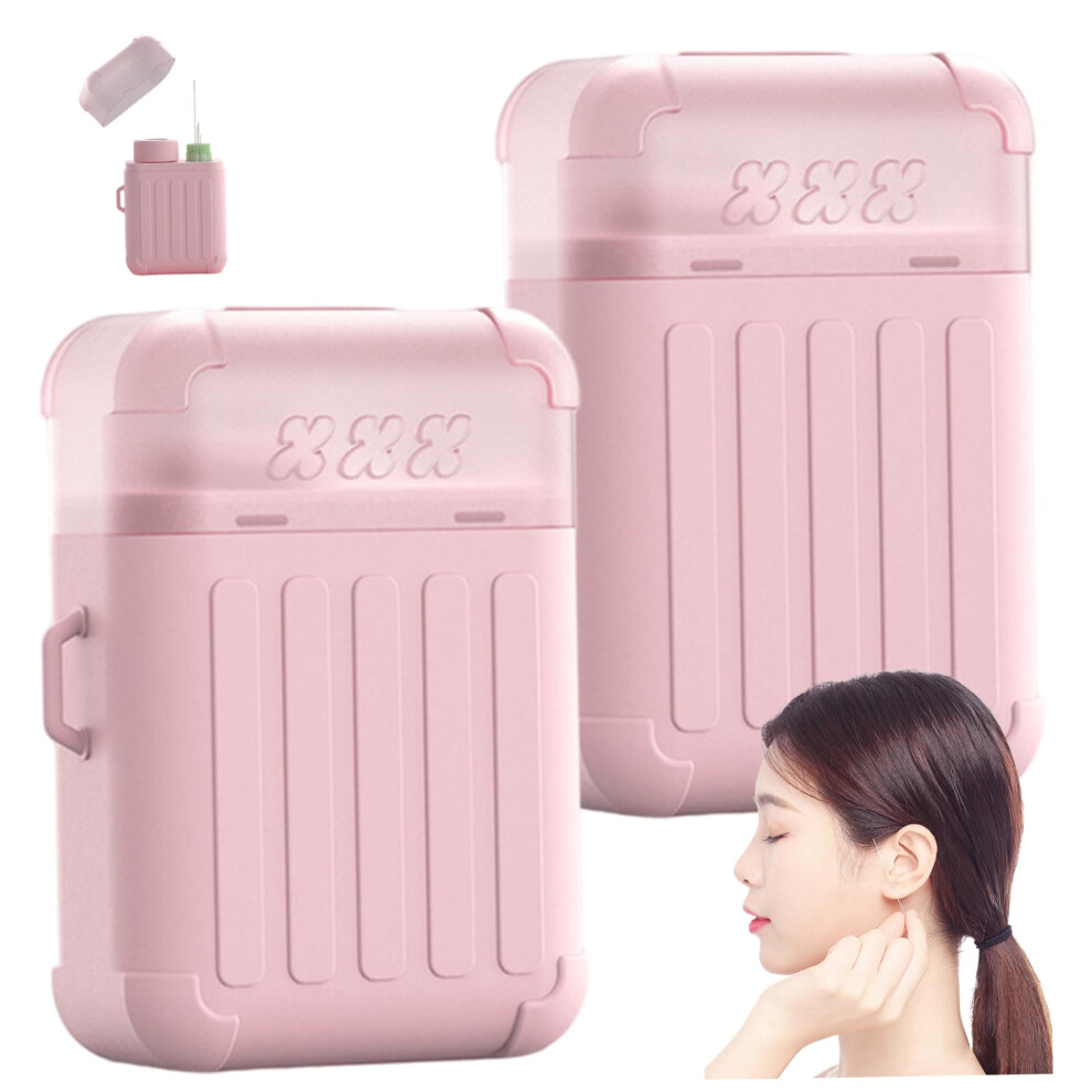 Ear Piercing Cleaning Solution Kit with Soft Floss Lines, Odor Removal, Gentle Aftercare, 2 Sets