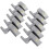 10Pcs Warm White LED Cabinet Hinge Light Automatic Door Lighting for Kitchen Closet Wardrobe 3