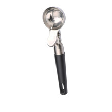 Stainless Steel Ice Cream Scoop and Melon Baller, Dual Use Ergonomic Grip for Cookies Meatballs