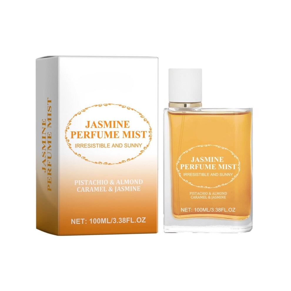 Jasmine Perfume Eau de Toilette for Women, LongLasting Fresh Natural Scent with Hydrating Base, 2PCS