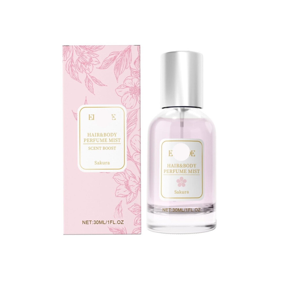 Cherry Blossom Perfume Body and Hair Spray for Women, LongLasting Floral Mist, 3PCS