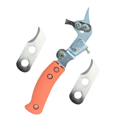 Professional Double Wheel Tree Bark Stripping Tool for Fruit Tree Grafting and Pruning