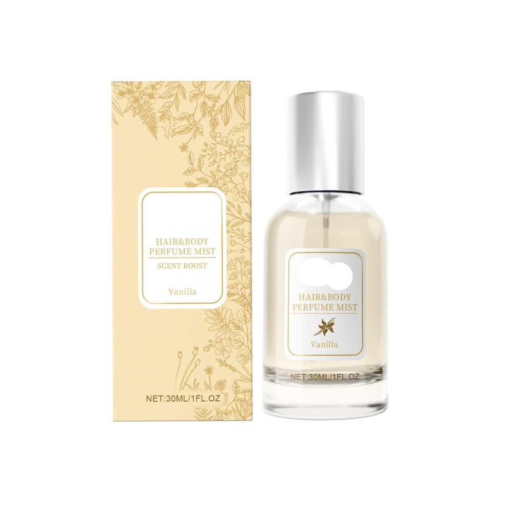 Light Vanilla Body Mist For Women, Longlasting Hair And Body Fragrance Spray, Moisturizing 1Pcs