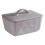Vintage Ceramic Butter Dish with Lid, Medieval Square Keeper Box, MoistureProof Storage Container 1