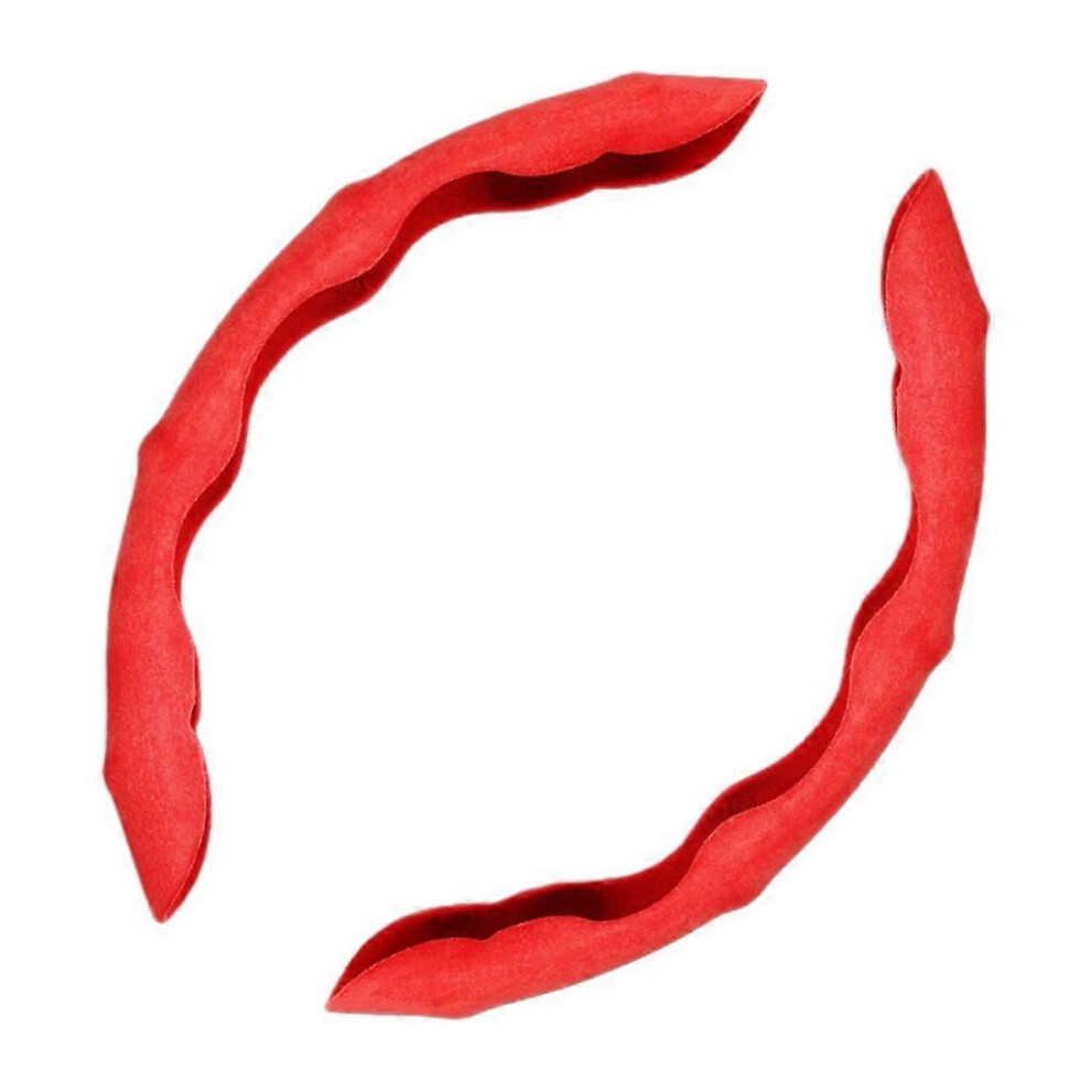 (A, Red) Four Season Universal Car Steering Wheel Cover Soft Steering Wheel Cover 5213747806117