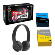 Entschuldigung, welches Spiel, du sagst, ich denke Spiel, unzensiertes Lippenlesen, Partykartenspiele für Erwachsene, lustiges TikTok-Challenge-Spiel