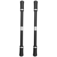 2PCS Fingerstift Spinning Mod Gaming Spinning Pens Flying Spinning Pen mit gewichtetem Ball Finger Rotation Pen (Schwarz)
