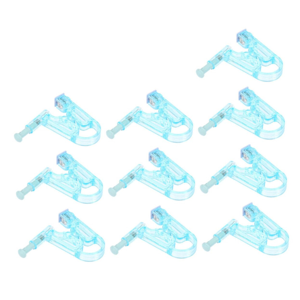 Ear Piercing Kit 10 Pack with Studs, Disposable SingleUse Tool for Earlobe, Precise Alignment