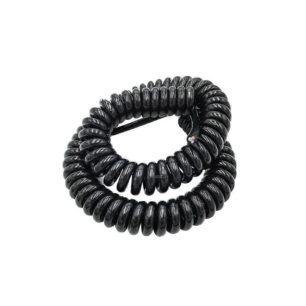 Spiral Power Cable 2Core 14Awg 2.5M Expandable Coiled Electrical Wire With Heavyduty Copper 6935161622324