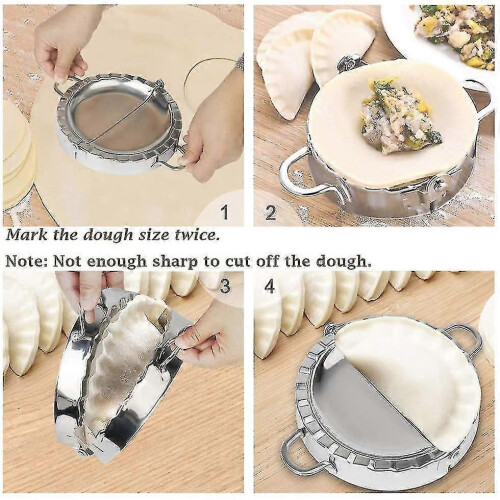 Large Empanada Maker,6 Inch Stainless Steel Empanada Press,Pastry Tools,Pocket Pie 2