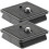 2pcs Tripod Mount Tripod Quick Release Plate 1/4 Inch Screw Tripod Camera Mount 1