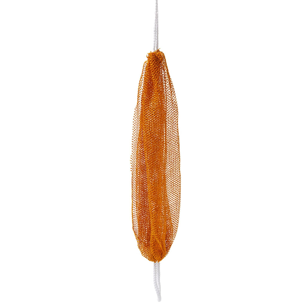 Long Exfoliating Back Scrubber for Shower Bath, Brown Body Scrubber for Hard to Reach Areas