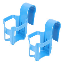2PCS Poolside Cup Holder for Above Ground Pools ClipOn Drink Holder Fits 2 Inch Round Bars