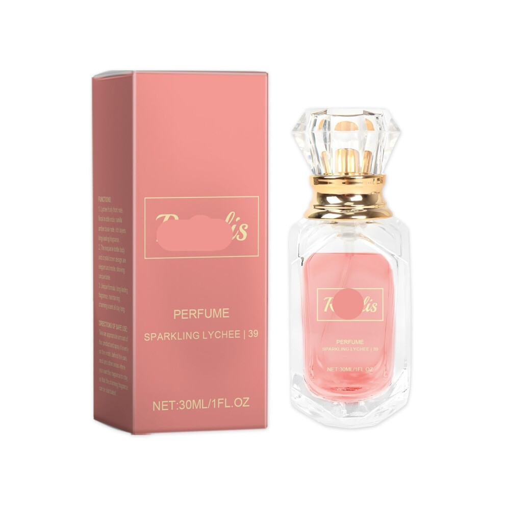 Lychee Perfume Eau de Toilette Spray for Women, LongLasting Fresh Aroma, Travel Size 1PCS