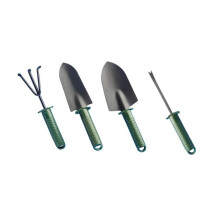 4Pcs Mini Gardening Tools Set with Shovel Rake Trowel for Indoor Plants and Bonsai Care