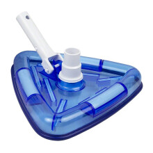 Vinyl Transparent Pool Vacuum Head with Swivel Cuff for Easy Swimming Pool Cleaning