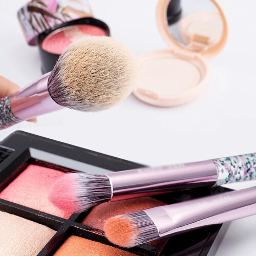 Makeup Brush Set, Full 10 Piece Soft Eyeshadow Brushes for Flawless Powder Application 1