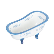 Ceramic Dessert Bowl for Elegant Serving, Durable Footed Ice Cream and Pudding Dish for Family Use