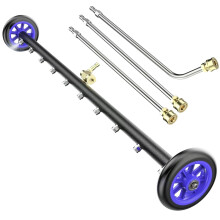 4000PSI Electric Pressure Washer 10Port Set with Stainless Steel Shafts for Car and Patio Cleaning